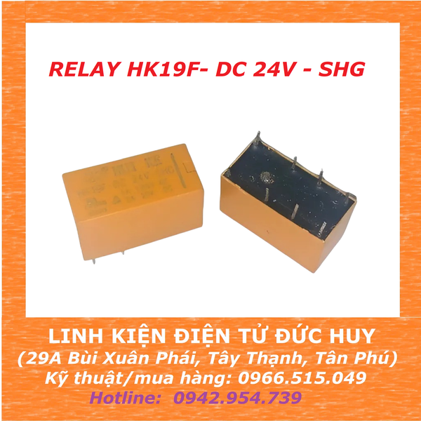 RELAY HK19F DC 24V SHG