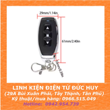 Remote điều khiển từ xa mã cố định fix 3 nút 315mhz, xa 100m