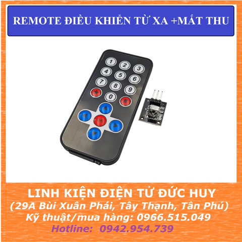 REMOTE ĐIỀU KHIỂN HỒNG NGOẠI TỪ XA + MẮT THU