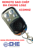 REMOTE 4 NÚT SAO CHÉP NHIỀU LOẠI REMOTE 433MHZ