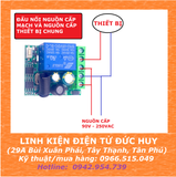 Mạch điều khiển từ xa 1 thiết bị 315MHZ, HỌC LỆNH, 90~256VAC