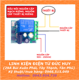 Mạch điều khiển từ xa 1 thiết bị 315MHZ, HỌC LỆNH, 90~256VAC