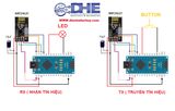 NRF24L01 PA LNA 2.4GHz mạch thu phát không dây Wireless 1100 mét (CÓ KÈM ANTEN)
