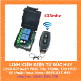 MẠCH BẬT TẮT 2 THIẾT BỊ BẰNG REMOTE, 433MHZ, HỌC LỆNH, 6~30VDC