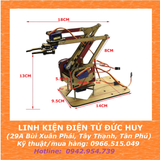 BỘ KHUNG CÁNH TAY ROBOT 4 BẬC - CHẤT LIỆU GỖ