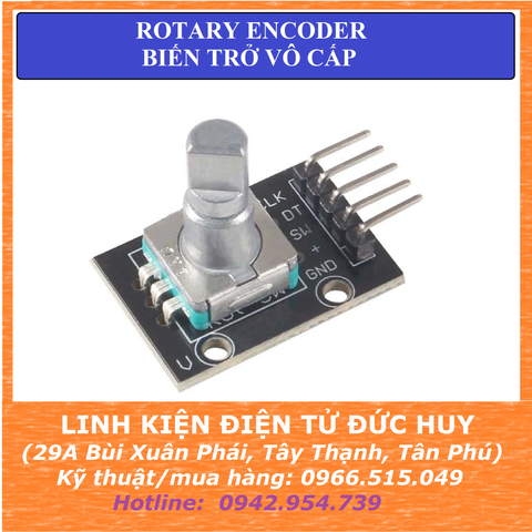 MẠCH KY-040 ROTARY ENCODER BIẾN TRỞ VÔ CẤP