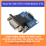 MẠCH CHUYỂN ĐỔI RS232 <-> TTL, SỬ DỤNG CHIP MAX3232, CỔNG CÁI (FERMALE)