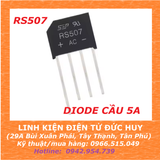 DIODE CẦU 5A 700V RS507