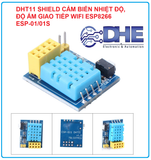 DHT11 CẢM BIẾN NHIỆT ĐỘ, ĐỘ ẨM GIAO TIẾP WIFI ESP8266 ESP-01/01S/8285