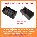 Bộ Sạc 2 Pin 18650