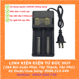 Bộ sạc 2 pin lithium 18650 3.7v 4.2v loại tốt