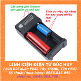 Bộ sạc 2 pin lithium ion loại tốt, cổng USB
