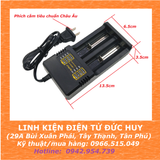 Bộ sạc 2 pin lithium 18650 3.7v 4.2v loại tốt