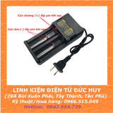 Bộ sạc 2 pin lithium 18650 3.7v 4.2v loại tốt