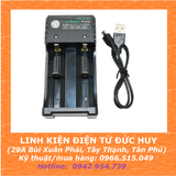 Bộ sạc 2 pin lithium ion loại tốt, cổng USB