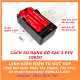 Bộ Sạc 2 Pin 18650