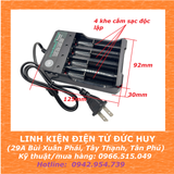 Bộ sạc 4 pin Lithium ion 18650 loại tốt