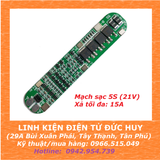 Mạch sạc xả 5S có bảo vệ, tối đa 21V, xả tối đa 15A