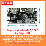 Mạch sạc pin dự phòng sạc nhanh PD2.0 QC2.0 QC3.0 2 cổng USB IP5328P