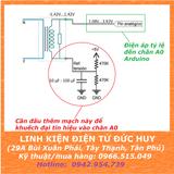 Cảm biến dòng điện AC, ampe kẹp 100A SCT013 100A/1V