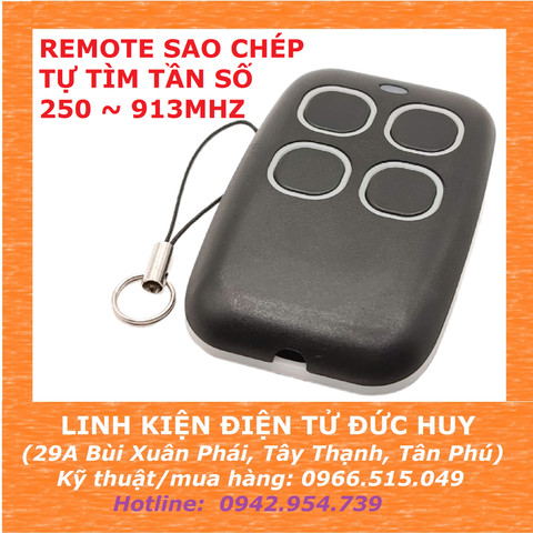 REMOTE SAO CHÉP TỰ TÌM TẦN SỐ 250MHZ-913MHZ
