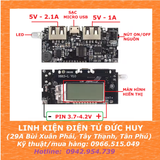 MẠCH SẠC PIN DỰ PHÒNG USB 5V - 2.1A CÓ MÀN HÌNH HIỂN THỊ
