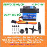 SERVO 35KG/CM, 4.8~7.4VDC, 180 ĐỘ, BÁNH RĂNG KIM LOẠI