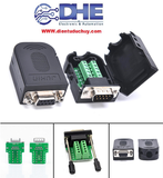 CỔNG DB9 - DOMINO ĐẦU ĐỰC, CÓ HỘP BẢO VỆ