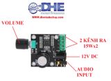MẠCH KHUẾCH ĐẠI ÂM THANH PAM8610 12VDC 15W X 2