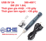 MỎ HÀN THIẾC, mỏ hàn chì MINI USB 5V 8W NHỎ GỌN CẦM TAY