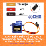 SERVO SG90 ĐỘNG CƠ RC, ĐIỆN ÁP 5V, xoay góc tối đa 180 độ