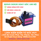 Servo SG92R (Bánh răng kim loại) xoay góc tối đa 180 độ