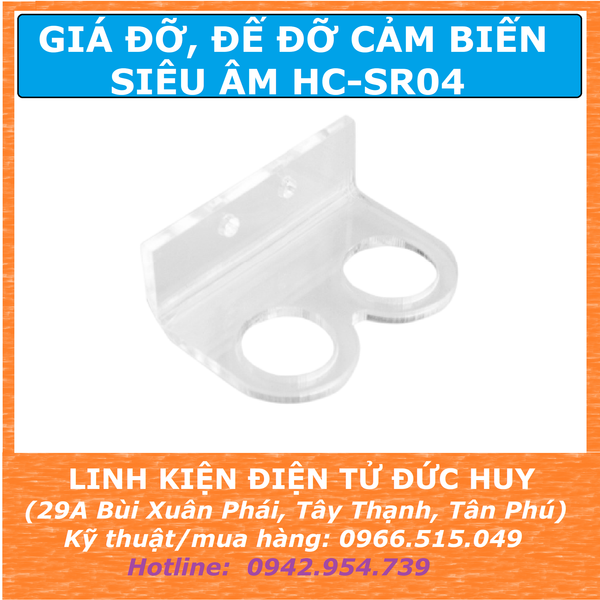 Gía đỡ, đế đỡ cảm biến siêu âm SR04 HC-SR04