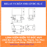 Relay 5 chân 12V SMI-12VDC-SL-C