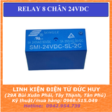 RELAY 8 CHÂN 24V SMI-24VDC-SL-2C