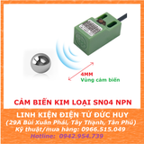 Cảm biến kim loại SN04 NPN, NO, 5~30VDC
