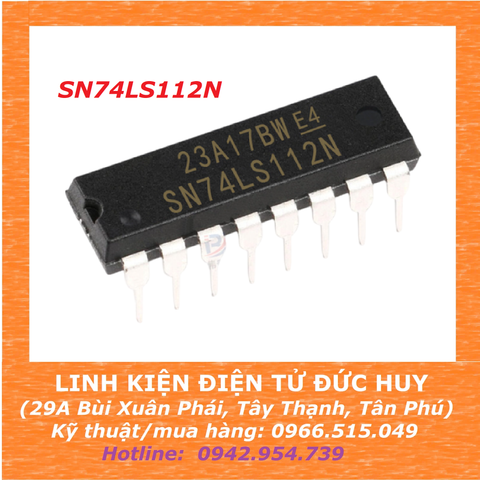 IC 74LS112 - DIP 16