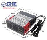 STC3008 ĐIỀU KHIỂN NHIỆT ĐỘ 110V-220VAC 10A, 2 ĐẦU DÒ NHIỆT