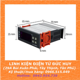 STC 8080A+ MẠCH ĐIỀU KHIỂN NHIỆT ĐỘ 220V, 2 THIẾT BỊ