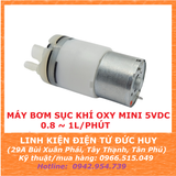 MÁY THỔI KHÍ, SỤC KHÍ OXI MINI 310 5VDC, 0.8 - 1L / PHÚT