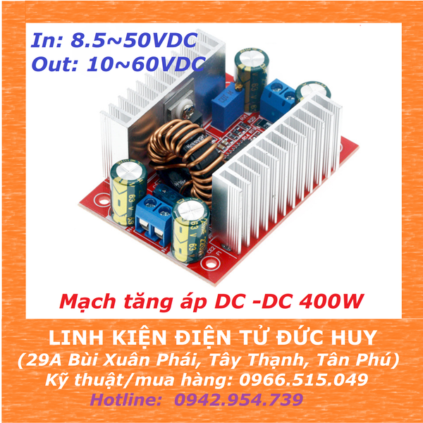 Module tăng áp 400W DC-DC