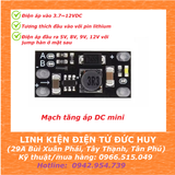 Mạch tăng áp mini đầu ra 5v 8v 9v 12v