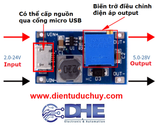 MẠCH TĂNG ÁP DC DC 2A, MICRO USB