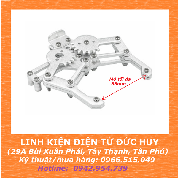 CÁNH TAY ROBOT GẮP SẢN PHẨM MG996/MG995