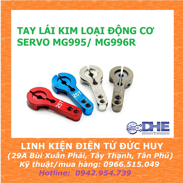 TAY LÁI KIM LOẠI ĐỘNG CƠ SERVO MG995/MG996R