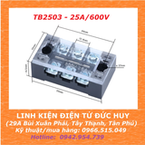 Cầu đấu dây Terminal block TB2503 - 25A/600V (3 cọc)