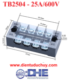 Cầu đấu dây Terminal block TB2504 - 25A/600V (4 cọc)