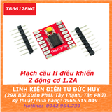 TB6612FNG MẠCH CẦU H ĐIỀU KHIỂN ĐỘNG CƠ DC
