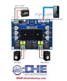 MẠCH KHUẾCH ĐẠI ÂM THANH XH M543 TPA3116D2,  ĐẦU RA 2 KÊNH 2 x 120W, ÂM THANH CLASS D