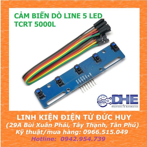 Cảm biến dò line 5 led TCRT5000L